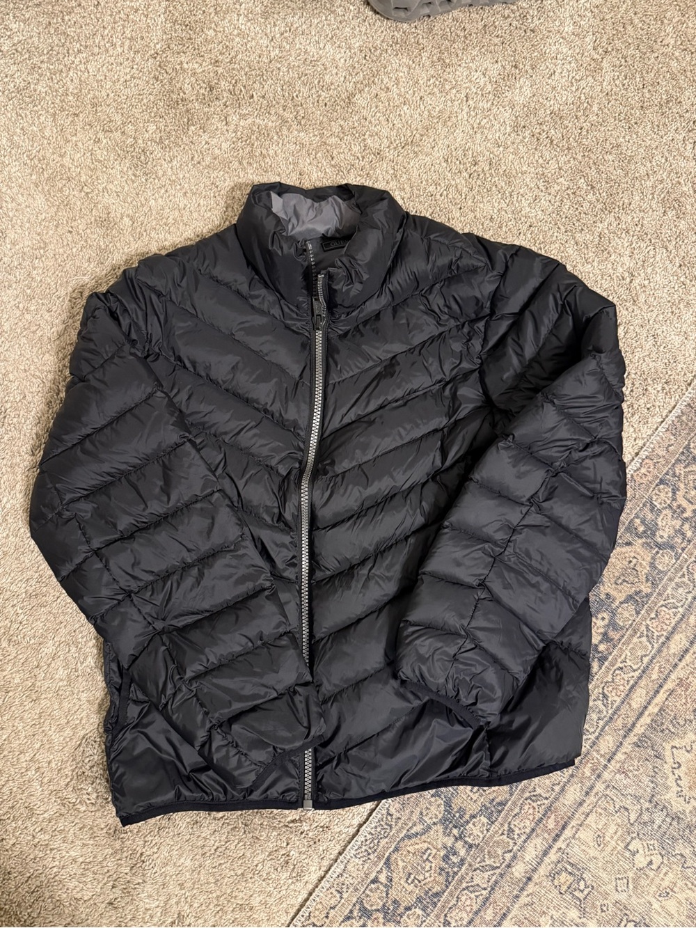 Guess Men’s Black Quilted Packable Puffer Jacket